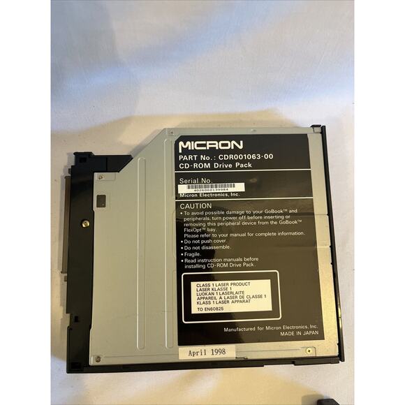 Vintage Micron Personal Computer GoBook Series Nbk001372-00 Untested/nocharger - Picture 4 of 11